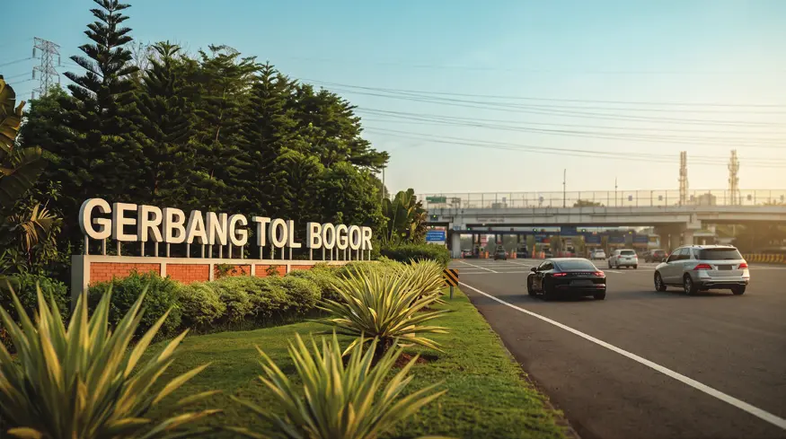 Gerbang Tol Bogor, akses tol terdekat dari Royal Tajur